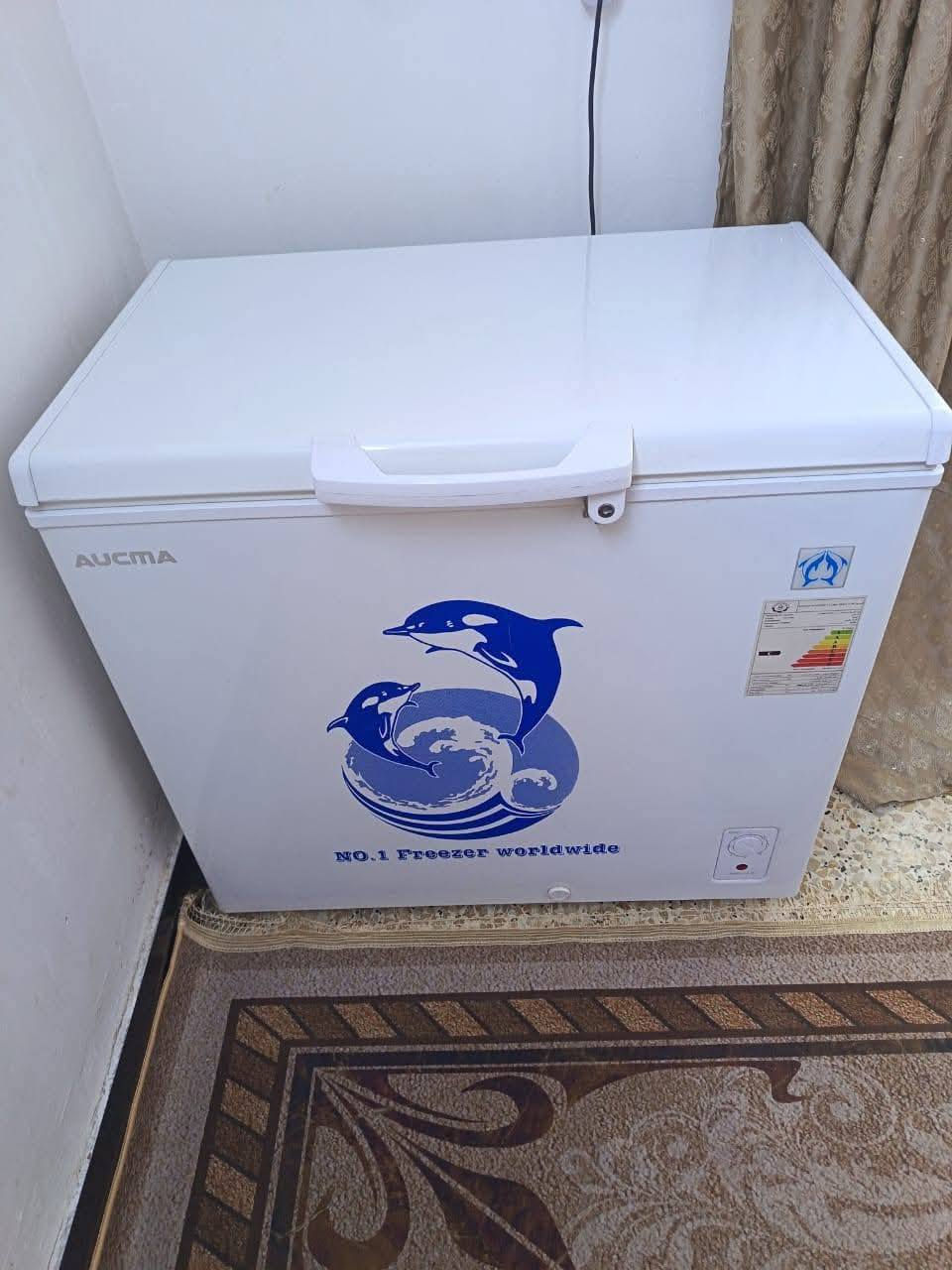 للبيع مجمده 10 قدم شركه اوكما ام الدولفين جديده استعمال موسم واحد سعرها 275 وبيها مجال حك جيه للإستفسار الاتصال على الرقم *********** خاص مفتوح عنواني شعب حي البساتين
