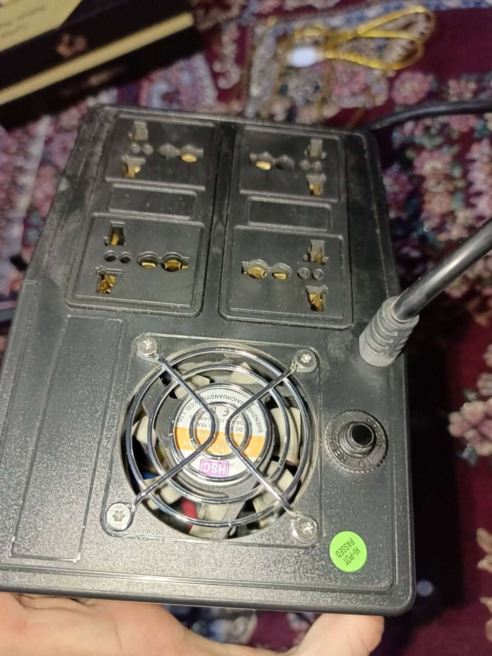 سلام عليكم ps5 سلم للبيع .
وياه يدات 2 اصليات.. 
و يوبي اس من شركه RIZON سعرها 100 الف 
الكارتونه مال البلي واليوبي اس موجودات 
البلي مستخدم فقط شهر وعفته نضيف ماابي شي 
وياه ملحقاته كامله جهاز تجيبله العاب وتلعب وياه سماعات محيطيه هديه 
مكاني بغداد مدينة الصدر قطاع 57 
***********
