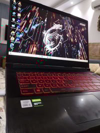 لابتوب الكمينك من Msi فئه GF63 gaming اللابتوب نضافه عاليه بدون خلل او...