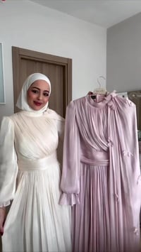 فستان • قماش أوركنزه إيطالي • مقاسات ٣٨-٤٨