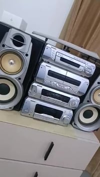 سستم تكنكس ياباني شغال راديو مسجل اوكس  السعر 200التواصل  على الرقم 07...