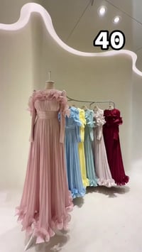 فستان الاميره • مبطن • مقاسات ٣٨-٤٨