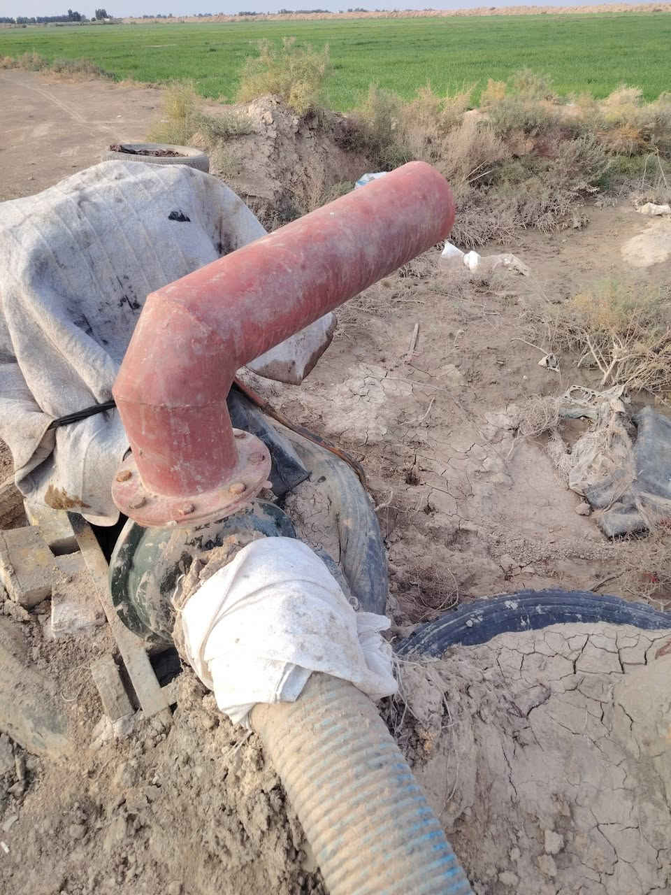 شروه البيع 41 دونم كله ضاربه نايمه كله مكانه طريق سيد أحمد رفاعي صيطرت العتول مايه ابيها وماطور هم شقله ماي الحلال هاي صورة قبل المطرة  التصال***********
