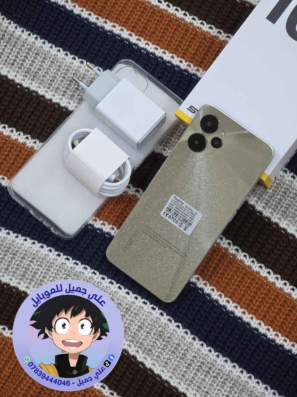 ☎️ واتساب 📞 !!! ***********
🌕 مستخدم 🌕            ✋🏽 اصلي شرط ✋🏽         

للبيع / موبايل ريلمي  10  5g
ذاكره /  256  ::  رام / 8
الموبايل حاله حال الجديد 
 بطارية / 5000 مللي أمبير 
ملحقاته / شاحنه + كارتون + حافظة 
 
 🛑 السعر  🔥 ///         110     فقط   

🚙 التوصيل مجاني لجميع محافظات العراق 🚙
