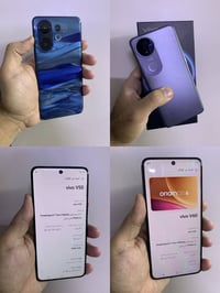فيفو v60 5G ذاكرة 256 رام 16 مكفول فقط ويه شاحنه ب 570 ألف فيفو v50 5G...