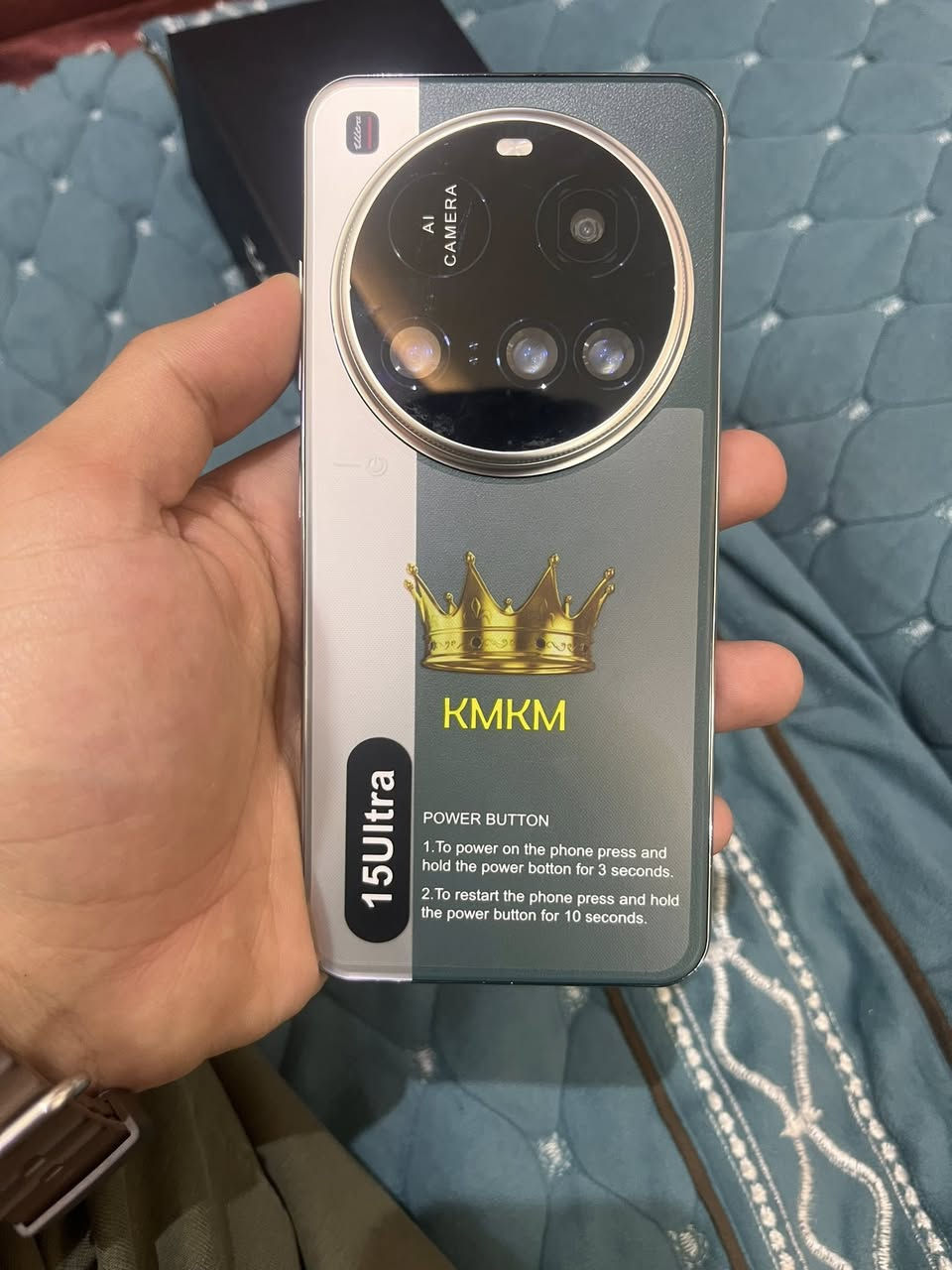 السلام عليكم
15ULTRA  جديد غير مستعمل بعده باكيت جميع    ملحقاته وياهه كوبي (تقليد)يفيد للاستعمال العادي للبيع سعره ولمراسله خاص او عرقم ***********
مكاني كربلاء حي لامام علي
