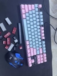 دركسون v900نضيف اخو جديد موس باد الحجم جبير RGB كيبورد الحجم ٦٥وسوجات ...