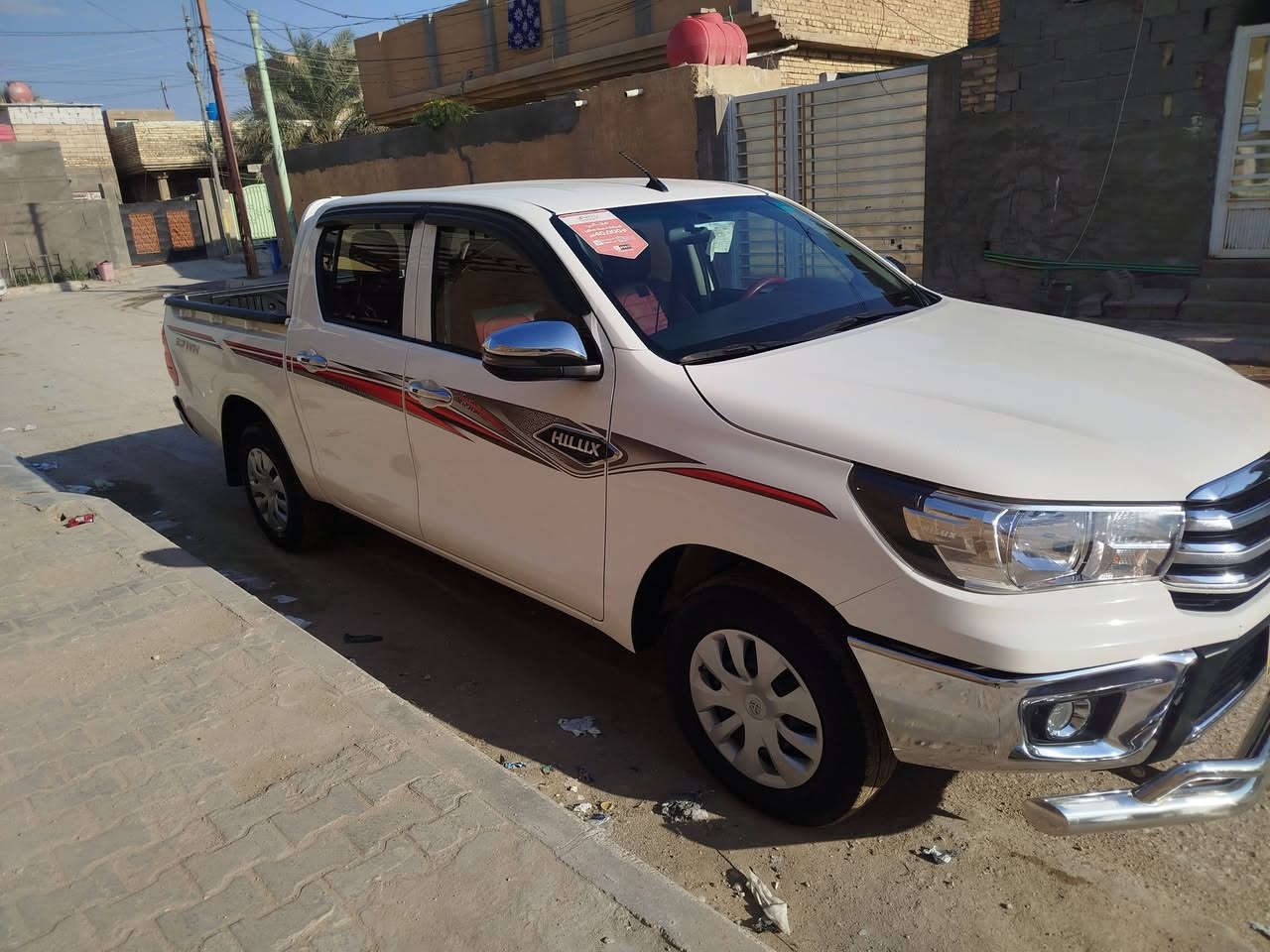 سلام عليكم 
البيع بيكم هايلوكس ناصي 
موديل 2024 
ماشيه 54 
كفاله عامه 
رقم كربلاء نكليزي 
مواصفات كير عادي بنيد جكات كلوب بالبنيد شاشه حساسات 
السعر 248 وبيه مجال بسيط مكاني كربلاء هاذه رقمي 
***********
***********
