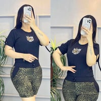 تراك شورت وفانيلا • فري سايز ٨٥كج • رمادي