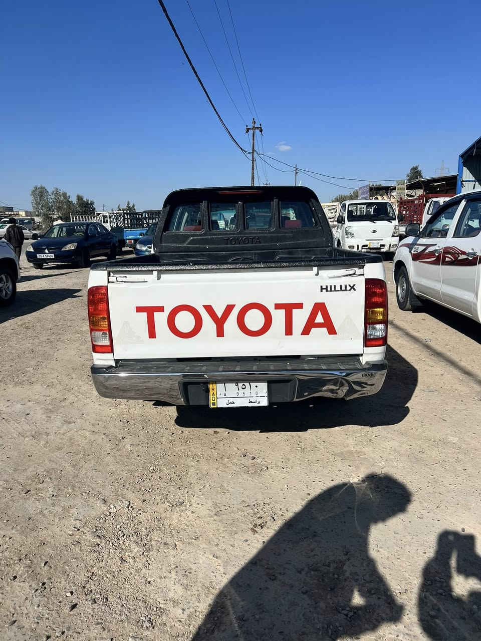 تيوتا هايلوكس 2007للبيع
رقم واسط 
كير محرك صدر مكفول 
بيها  صبغ بالقمارة وتكم مكفولة من الكص
السعر115$وبيها مجال 
العنوان ديالى خان بني سعد 
للاستفسار***********
  ‭٠٧٨٠ ٦١٠ ٢٧٩٧‬
