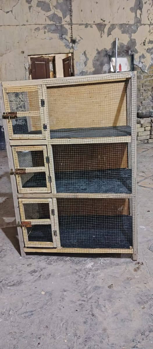 السلام عليكم متوفر قفص للبيع
الطول ١٢٧
العرض ٨٠ 
النزال ٦٠ 
السعر 30 
مكاني بابل المحاويل حي الجمهوري 
قرب جامع الامام علي 
رقم الهاتف ، ***********
