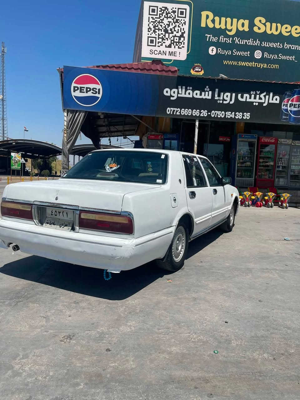 سلام عليكم نيسان سدريك مؤديل ٢٠٠١سةيارةكة سةنةوةي لة٢٠٢٤بةسةر جوة ناوي نية لةحاسيبة بةشةرت تةحويل حاديسةي پيشي هةية نةگةشتوة بة بةتانة هيجي كةي نية تايةي زؤر خاوينة تةبريد لةسةر سويج گيرو مةكينةو اكسل بةشةرت سعري ٣٠مةجاليكي كةم شوين كركوك ژ.م ***********
