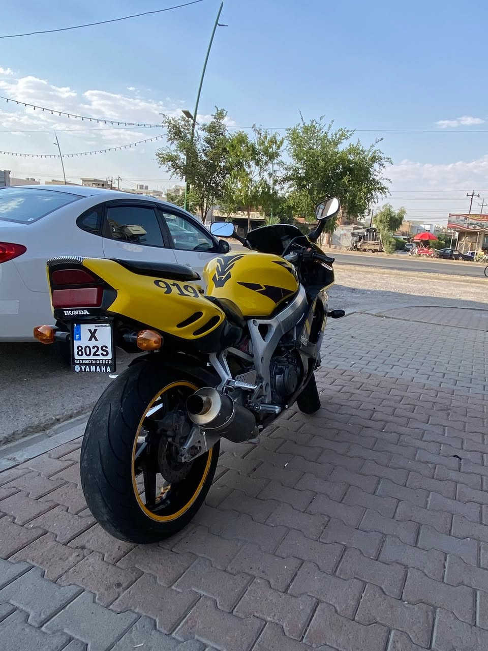 سلام عليكم 919 نضيفه لاصرف لإبخار صوت مابيها دراجه نضيفه حيل مكينه وكير شرط بدون أوراق سعر ٢٢ بيها مجال للطيبين رقمي *********** مكاني كركوك مراوس بفورزه يرهم

