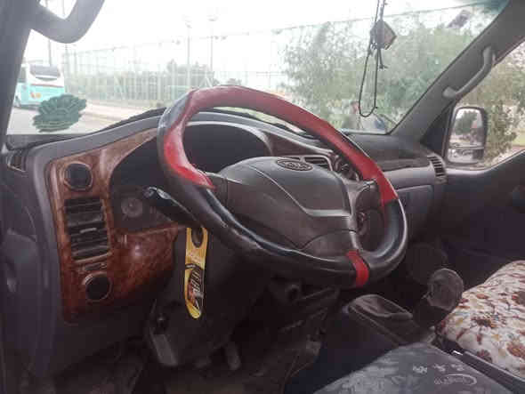 كيا حمل رقم بغداد مشروع وطني موديل2007 بلاديه مابيها لاضربه ولاصبغ شاصي ورقم شاصي مكفول حداديه وكير وكسل جديد محجر تسكام تبريد جاهزز العوان كربلاء السعر 75 //// ***********
