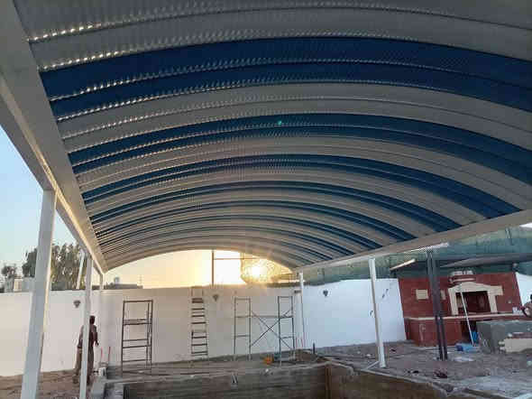 تم بعون الله عمل سقيفه في منطقة ابو غريب ونشكر كادر مكتب الصادق سعر المتر 23الف ***********
