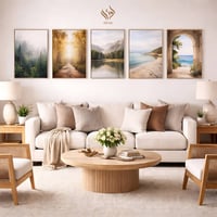 ٥ لوحات خشب • ٤٠×٣٠ سم • طباعة حسب الطلب