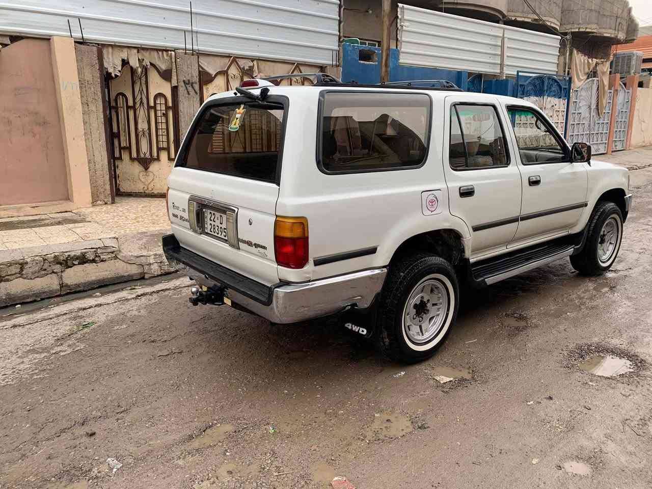 تويوتا فور رنر للبيع موديل 1995 للبيع قطره صبغ مابيها وبلا ضرر كير ومحرك بلادي مامحور  v6 3000 كير توماتيك وجامات كهرب قفل مركزي سياره بلاديه وشرعيها بل موصل تحويل السعر 65$ بيها مجال ***********
