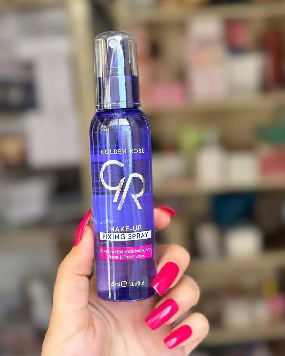 بخاخ مثبت مكياج من كولدن روز💜💜
✅هالسبري كلش لطيف ومثبت للمكياج جربته وشفت فعاليته كلش حلوة ومكياجي ثبت ليوم كامل وبدون سيلان وسعره مناسب جدآ السبري خفيف كلش  على البشرة 
✅تستخدمي عن بعد ٢٠ سم وتغلقين عيونج وتبخين منه بختين او 3 والحلو بي يجف بسرعة وميخربط المكياج ابداً
#الاصلي 💯
سعر الدرزن  
يوجد لدينا توصيل الجميع محافظات العراق✔️✔️


**إذا كنت صاحب هذا الإعلان وتريد حذفه لأي سبب، رجاءا أرسل رسالة إلى الدعم الفني**