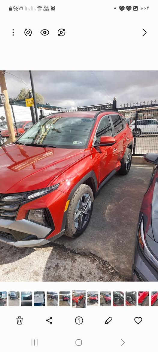 ياالله السلام عليكم هونداي توسان موديل ٢٠٢٥ دخول جديد باسمي تترقم كل المحافظات بدون صبغ حادث بارد فقط هاتف ***********
