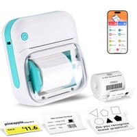 طابعة ستيكر حرارية • بدون حبر • بلوتوث