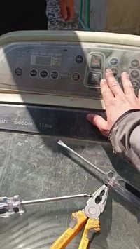 غسالة اوتماتيك • خلل بالكارت • نجيك الباب