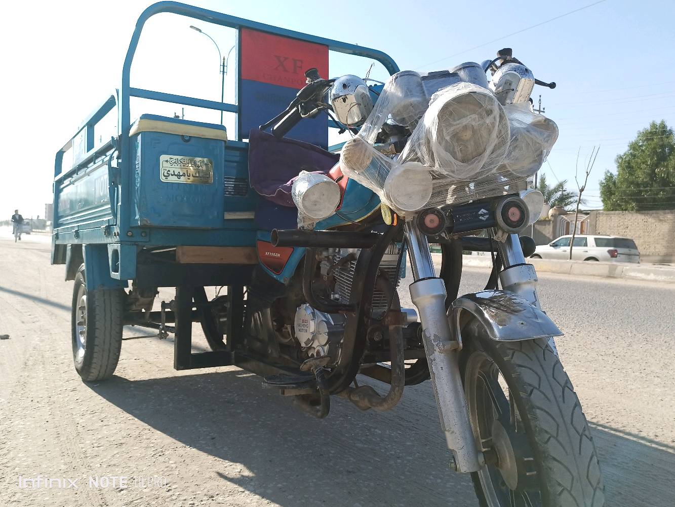 السلام عليكم ستوته 23 للبيع نضيفه محرك مامفتوح فحل 4 براغي كهربائياة جديده سعر 2.700  عنوان كربلاء الامن الداخلي  متواجد واتساب