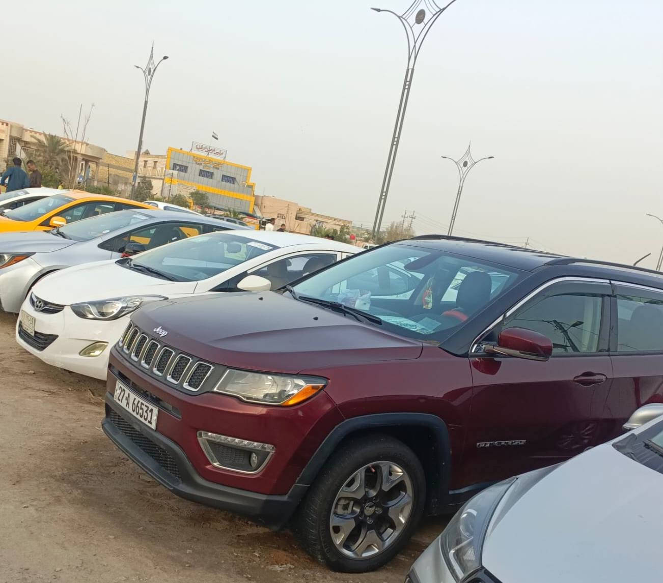 ألسلام عليكم
جيب كومباس
موديل 2020
محرك 2.4 
ألگير  9 نمر  
ألسونار بالمنشور
ماشيه 51
ألسياره جاهزه من كلشي وأحلى من ألصور

حادثها چاملغ وبنيد
 ألسعر 135 وبيها مجال حگ ألجيه
مكاني ذي قار ــ سوق ألشيوخ 
***********
***********
