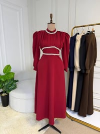 فستان دابل تركي • بهاري • مقاسات ٣٨-٤٨