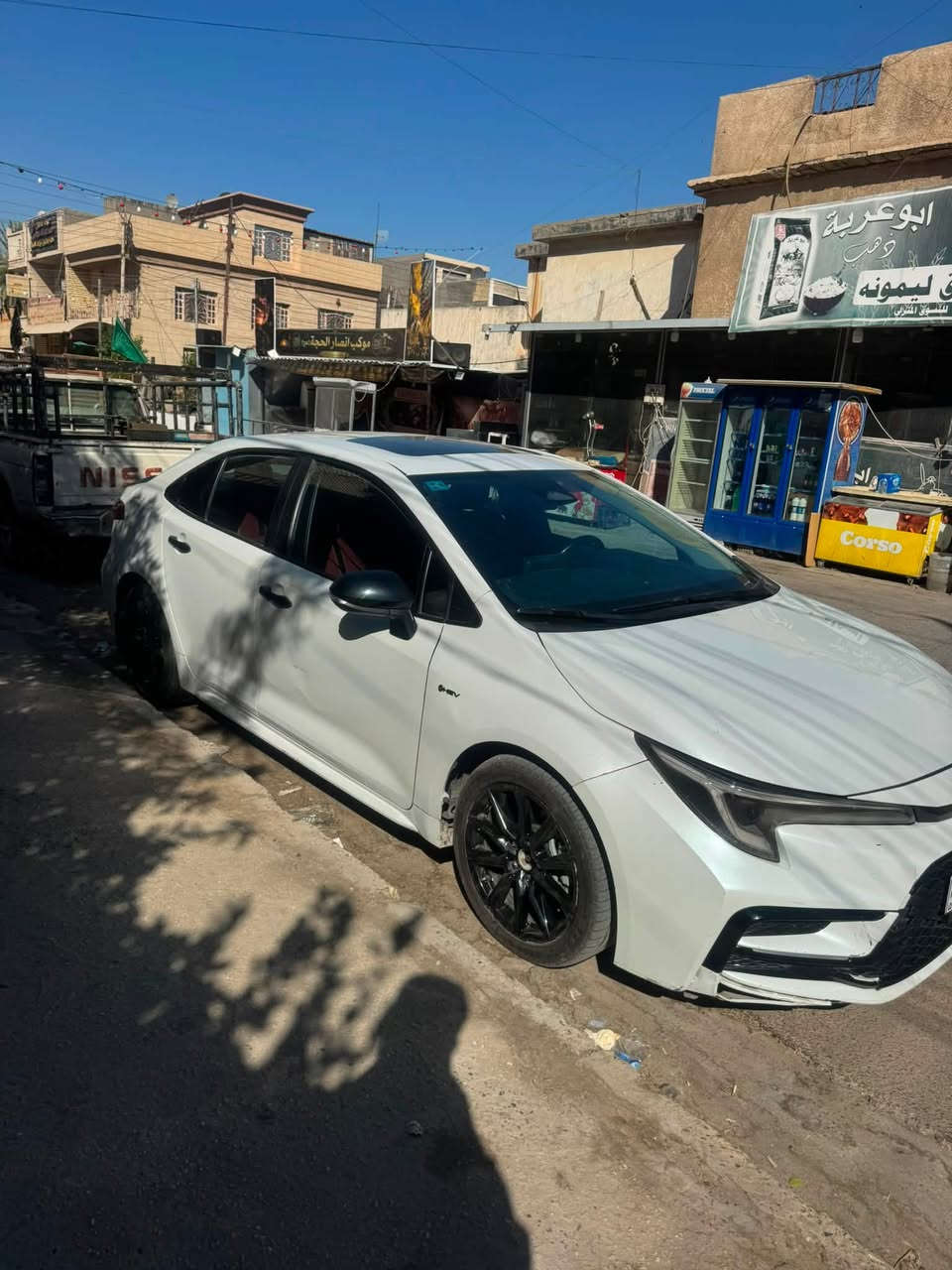 كولا هايبرد موديل 2025 
شكل أمريكي ال S بلاك اديشن 
داخل احمر كشن كهرباء اعلا فئه بل كورلا 
رقم بغداد باسمي تحويل ثاني يوم 
بيها رصعات ماشر عليهن 
و بيها بارد بل جاملغ و طخه بل باب 
مكاني بغداد شهداء البياع 

***********
