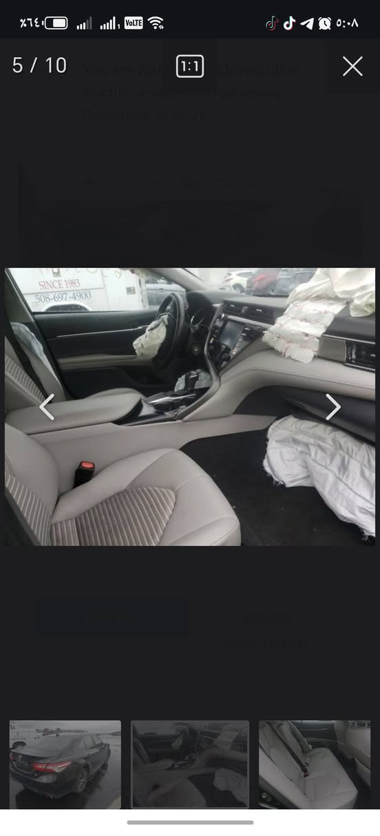 سلام عليكم مراوسه ويأ تكسي هايبرد كامري أو كورلا
كامرى 2021  SE 
السعر :170  بي مجال
السياره مرقم كامل تحويل  
ملاحظة السيارة : چاملغ و باب صبغ فقط  أو بونيد بي شوي بارد مبينه باب سكن أو خلفي كلير أمريكا بارد صندوق بدون شواصي بدون لغد امامى كبس 
سيار   

المواصفات : SE
‏‎شاشة   
‏‎كاميرة
اوتو هولد (𝐀𝐮𝐭𝐨 𝐇𝐨𝐥𝐝)  
اوتو ستارات (𝐀𝐮𝐭𝐨 𝐒𝐭𝐚𝐫𝐝)
اوتو ستارات (𝐀𝐮𝐭𝐨 𝐒𝐭𝐨𝐩)
رادار امامي (تحديد مسار) 
‏‎رادار خلفي (التحذير من الاصطدام)
‏‎حساسات امامي
‏‎حساسات خلفي 
نظام (𝐄𝐜𝐨)
نظام (𝐍𝐨𝐫𝐦𝐚𝐥) 
نظام (𝐒𝐩𝐨𝐫𝐭)
تحكمات  استيرن
كشنات كهربائي 
تبريد لمس
لايتات (𝐋𝐞𝐝) ليد زينون بيلادي
بكلايتات (𝐋𝐞𝐝) ليد بيلادي
ويل كروم 
وبعد هواية مواصفات…
‏‎تفاصيل اكثر الاتصال علی ارقام التاليه  

اتصل وتدلل 
☎️***********

عنوان كركوك حي عسكريه
