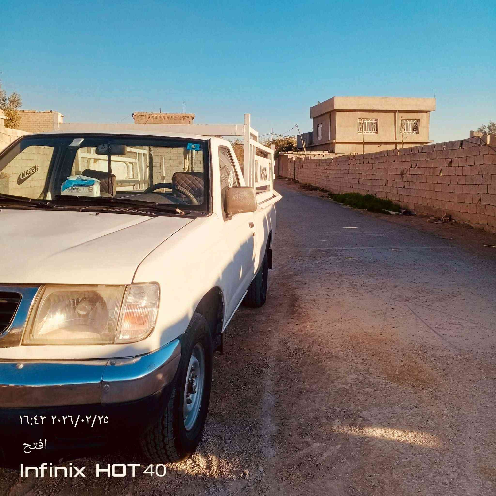 سلام عليكم سياره
نسيان 5جنكال موديل 2002

كير محرك شاصي كفاله 

تخم تايرات جديد 

حداديه جديده 

كهربائيات 

صبغ حزام للجماليه 

سنويه لل29 هزه وفحص جديد 

رقم انكليزي بغداد تحويل مباشر للبيع او مراوس 

نسيان دبل قماره 
او
نفياره للتواصل *********** اتصال واتساب
العنوان ديالى المقدادية
