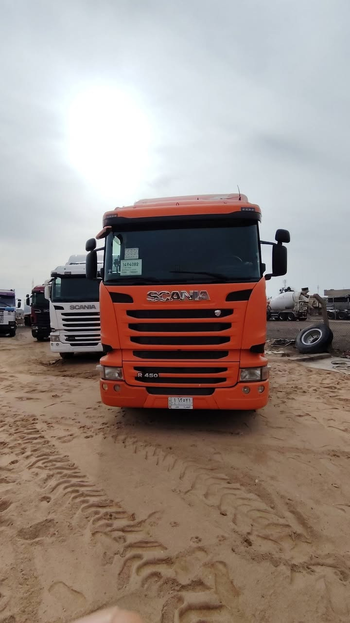 سلام عليكم للبيع سكانيا 2014 فوب مواصفات مجموعه ورده جوبلس مكينه انجكتر R450 كير كهربائي عرجه ريتايدر خمس طكات ثلاجه دبل جنطه تخم ويل كروم السعر 430$ وبيه مجال العنوان البصره الزبير المعارض معرض المهدي للأتصال *********** ابو علي ***********
