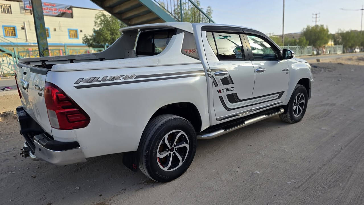 السلام عليكم
Toyota TRD 2019
4X4

للبيع
سيارة مكفولة كفالة عامة ما عدا صبغ بالهلالي مالت چاملخ الخلفي واصل للخطة

محرك وگير جديد كفالة
حدادية امامي خلفي مع دبلات كلة جديد كفالة
باتري جديد
سيارة جديدة وترايك وين ما يعجبك

رقم اربيل الجديد سنوية ما ساقطة
تحويل وكالة حاضر
سونار مرفق 

مكان النجف
السعر 275 وبيها مجال
*********** تواصل
