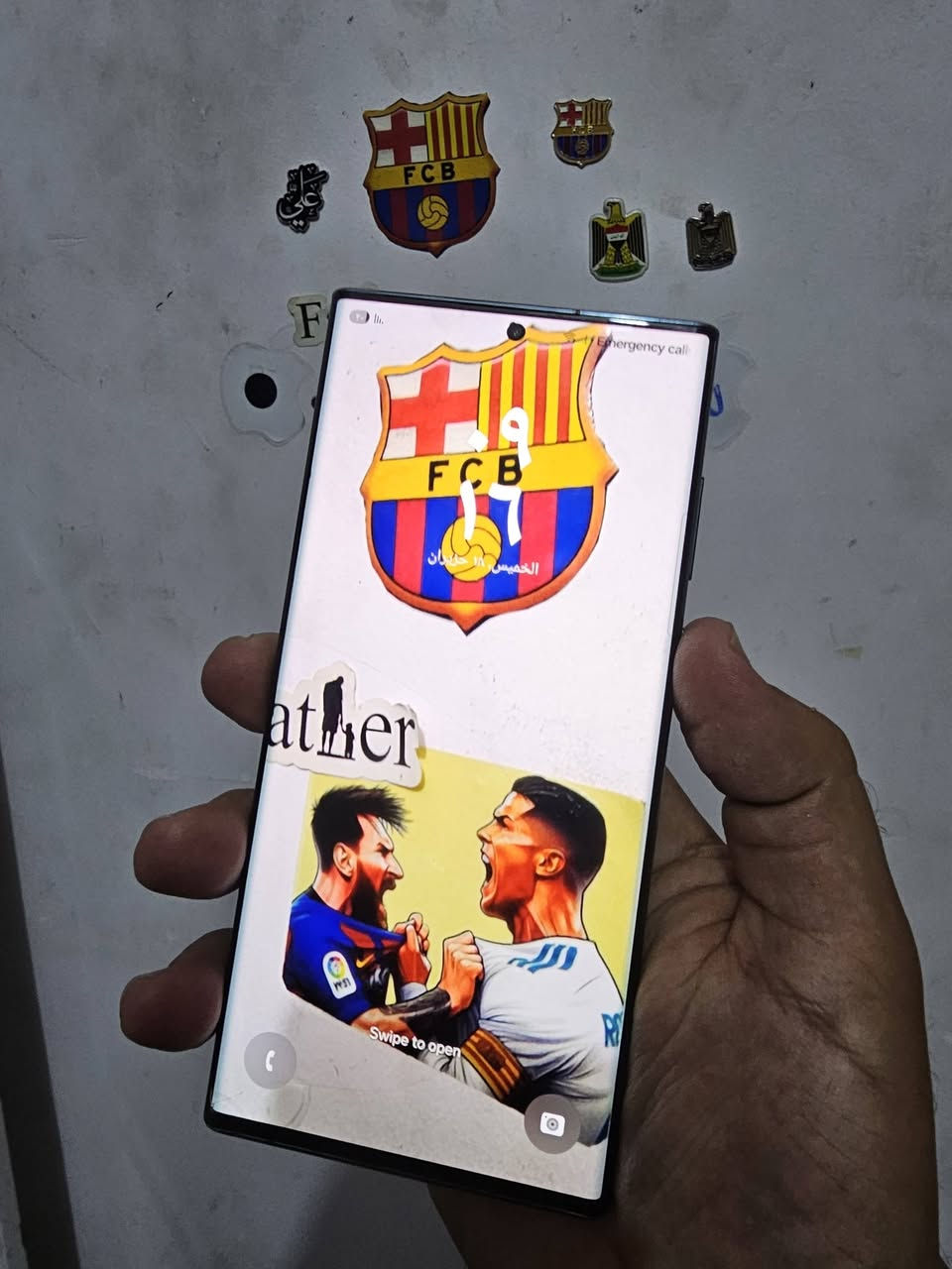 ساميونگS22 Ultra ذاكرة 128 امريكي سيمكرت واحد+شريحة الكترونية مبدل ضهر وبي فطر بالكلاس ونقطة كلش ناعمة بالشاشة واضحة بالصورة كلة شغال 120فريم بالبوبجي 
ب375الف قفلة مكاني بغدادجديدة توصيل ماعندي شراي تعال خاص او علق تطلب رقمي اي تجاوز او تلفسف بالتعليقات  بلوك ماتعب نفسي


**إذا كنت صاحب هذا الإعلان وتريد حذفه لأي سبب، رجاءا أرسل رسالة إلى الدعم الفني**
