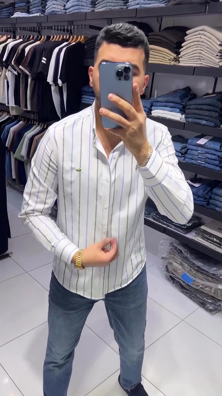 قميص ماركه خامه قطن ١٠٠٪؜ متوفر ب2 الوان فقط ✅
قياسات  S M L XL XXL القياس المعروض M
المنشئ تركي 
توصيل بغداد 5 الف 
توصيل محافظات 5 الف 
العنوان بغداد _ مول زيونه _ الطابق الاول _ مقابل الدرج الكهربائي ازياء بيدرو 
للحجز مراسله الصفحه او الاتصال على الرقم 
***********

