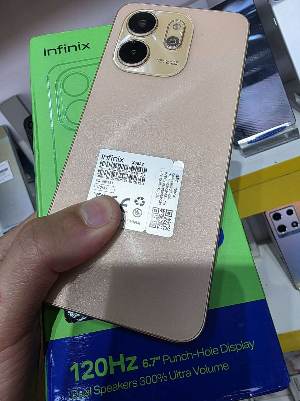 متوفر مستخدم 

انفنكس سمارت 9 

ذاكرة 128
رام 4 +4
ملحقات كامله
نضافة 100%
للبيع ولمرارس 
السعر مناسب  75 الف

يتوفر خدمة توصيل 🚚 داخل كربلاء 
او 
زيارة عنواننا الكائن 👇
العنوان// كربلاء// حي الغدير سوق حي الغدير //قرب مطعم أبو احمد //مجمع الجزيره الطبي//مركز الدقة للموبايل 
مصطفى ***********
مقتدى ***********
