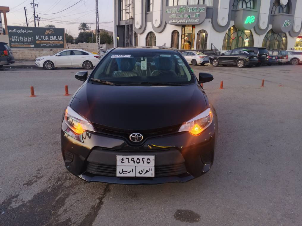 تويتا كورلا وارد كندي 2016 LEمرغوب سياره لوك داخل اصفر ضرر بس بونيت بدون دواخل بدون ايرباك بجم كبس كير محرك مامفتوح شرط حجر اكزوز موجود)(***********)(***********) كركوك ازادي كركوك, العراق
