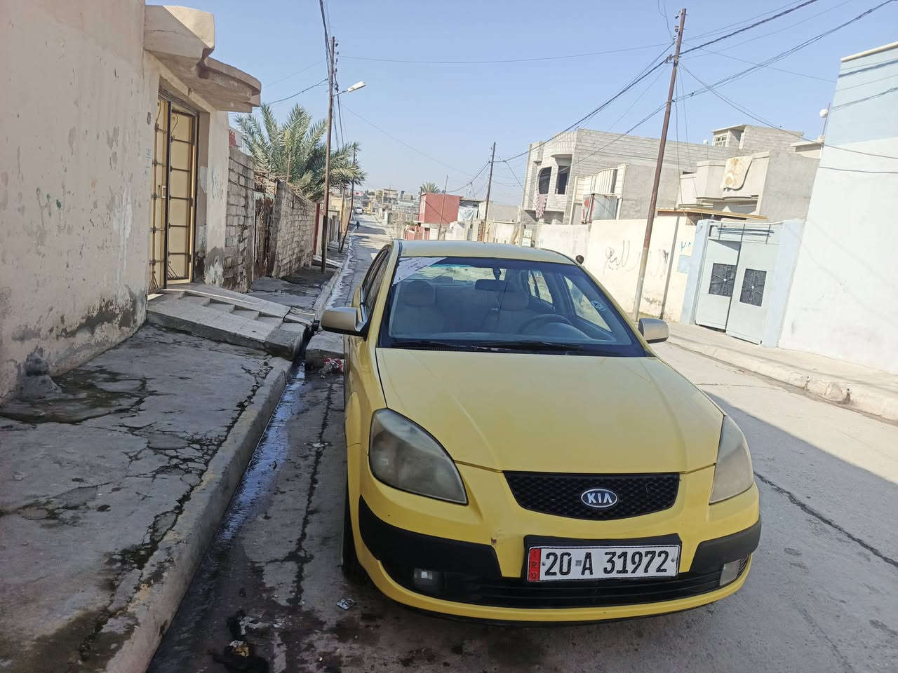 السلام عليكم
كيا ريو 2009 أمريكي 
بيها طخة بل المصطرة
والباقي شرط كير تومتيك محرك 16 شرط
كاربون بانزين مشروع وطني رعيها بل الموصل
هية ٥٠ غرمة صفر السعر 76 وبيها مجال ***********
