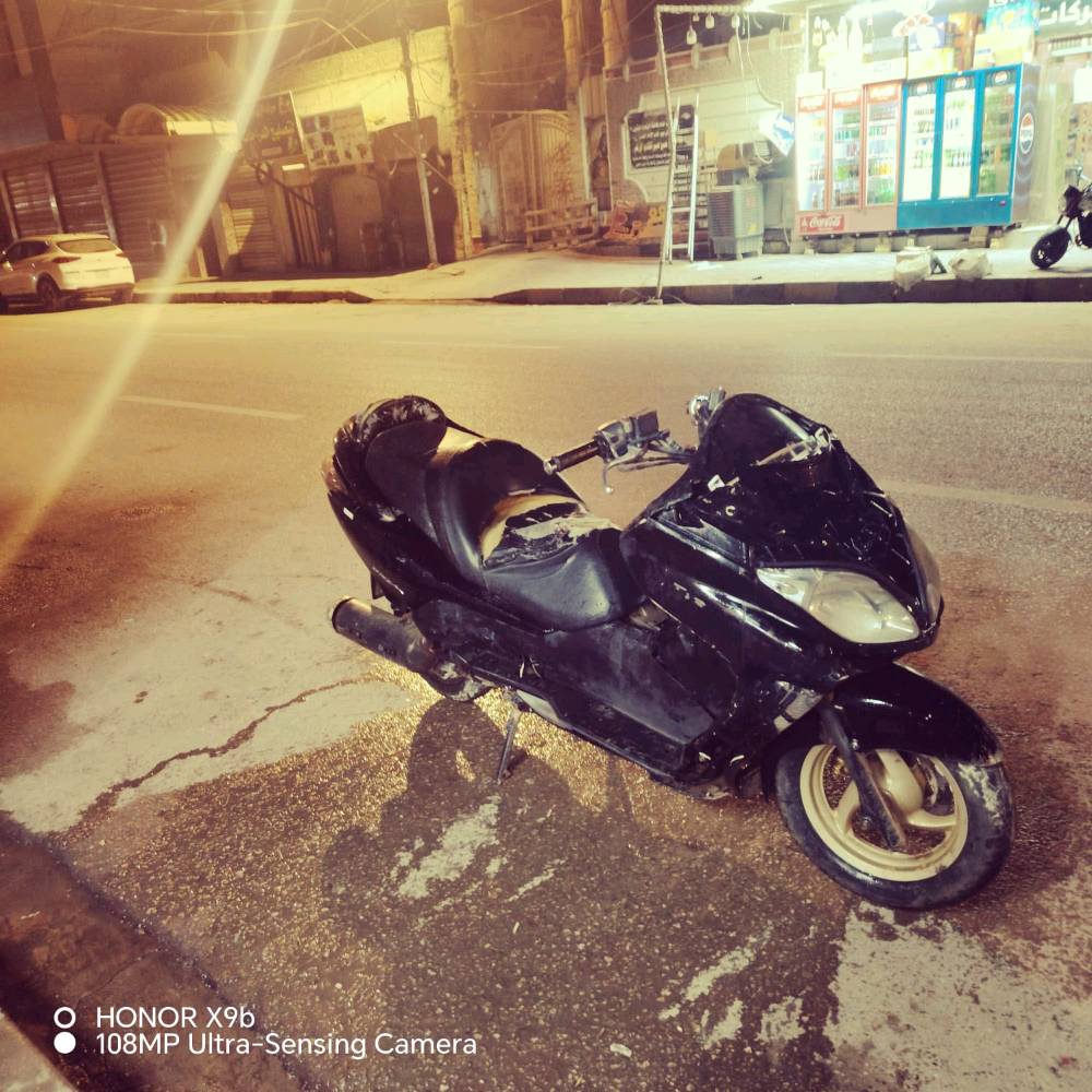 السلام عليكم دراجه فورزا 09 مفتوحة مره وحده تايرات جدد دبلات خلفي امامي جديد 