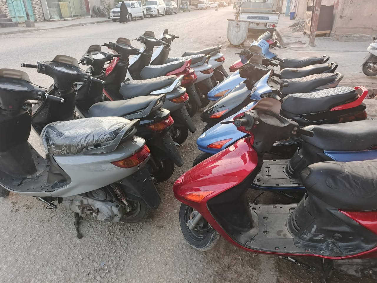 يالله تم وصول الوجبه الجديده من الدراجات الفراشه إلى محلنه الجديد 
عرض لمده ثلاثه ايام فقط بمناسبه محلنه الجديد من يوم ٢٤ إلى يوم ٢٧ ب ٤٥٠ الف سعر نهائي بدون عمله 
وموجود جميع قطع غيار الفراشه ويوجود الأصلي والتجاري
موقع المحل نجف كوفه حي ميسان شارع عوده مقابل مخبز بركات السجاد *********** 
ومشكوله الذمه الي ما يشتري ويعلق
