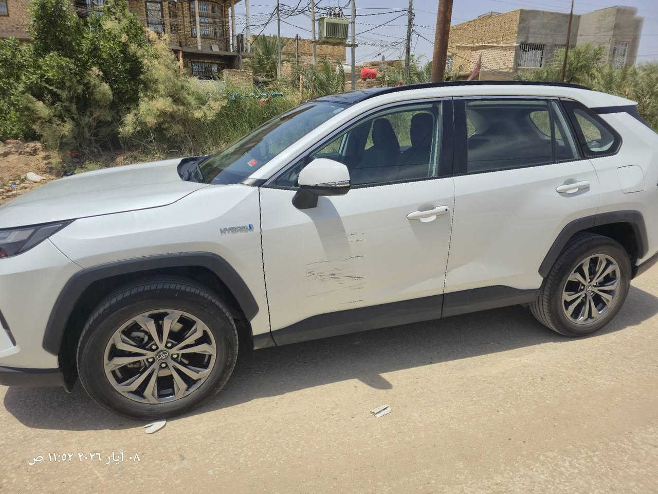 تويوتا راف فور هايبرد 2024
رقم اربيل بإسمي 
ياباني وارد الصين
فحص الهزة لغاية شهر السابع ٢٠٢٧
ماشية ١٢ الف كيلومتر
المواصفات
✅ حجم المحرك 4CYLINDER 2500 
✅ ناقل حركة أوتوماتيك
✅مفتاح التشغيل بصمة
✅بانوراما
✅اريل نفكيتر 
✅حساسات أمامية
✅حساسات خلفية 
✅رادار
✅لايت زينون + LED 
✅كشافات
✅بك لايت LED
✅حجم الاطار 225/60R18
✅ويل كب 18
✅حساسات ضغط الاطارات
✅اشارة في المرايا الجانبية
✅المرايا قابلة للطي كهرباء
✅ماسحة خلفية 
✅هاند بريك كهرباء
ABS✅
✅دشبول ديجتال
✅شاشة Apple Car play
✅كاميرات 360 درجة
✅مثبت السرعة Cruise
 ✅  بلوتوث Bluetooth 
✅مخرج منفذ الطاقة
✅تتسع المقصورة ل 5 ركاب
✅المقاعد جلد+كهرباء
✅كشنات تدفئة
✅قطعتين تبريد
✅تحديد المسار
✅أوضاع القيادة Drive Mode
✅نظام مانع الانزلاق
✅حاملات الأكواب

بيها شخوط بسيطة بباب السائق
انشخطت بباب الگراج وكما موضح بالصور المرفقة

للسعر والتفاصيل التواصل على الرقم 
***********
