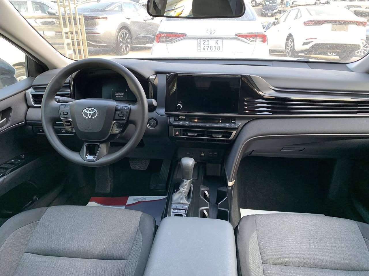 سلام عليكم
- للبيع فقط 
‏  - TOYOTA CAMRY
  -موديل 2025 هايبر 
  - الون ابيض 
  -لون الداخل رصاصي 
  - مواصفات Le
  -بصمه 
  -شاحن لاسلكي
  -هاند بريك بصمه 
  - رادار 360 درجة 
  -ماشيه 21 mil
  - اشاره مرايات 
  -تبريد قطعتين 
  - دخول جديد تترقم شمالي فقط 
  -(اربيل-سليمانيه-دهوك) 
  - الحادث بنيد صبغ فقط بدون دواخل 
  - ارباك فقط برده
‏  -4T1DAACKXSU093831 رقم الشاصي
  - العنوان سليمانيه 
  - الاستفسار اكثر الاتصال على الراقم متوفر واتساب
  -     ***********
