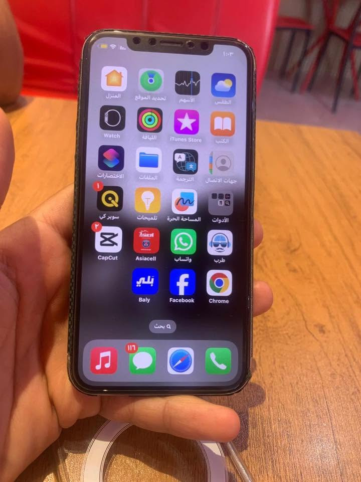 iPhone X للبيع او مراوس ب xs max وانطي فرق
فيس ايدي شغال 
شاشاه بلاديه سلاسه فول 
شحن يطول يوم كامل 

فقط مستبدل بطاريه وضهر مكسور 

الاتصال ***********+واتساب
