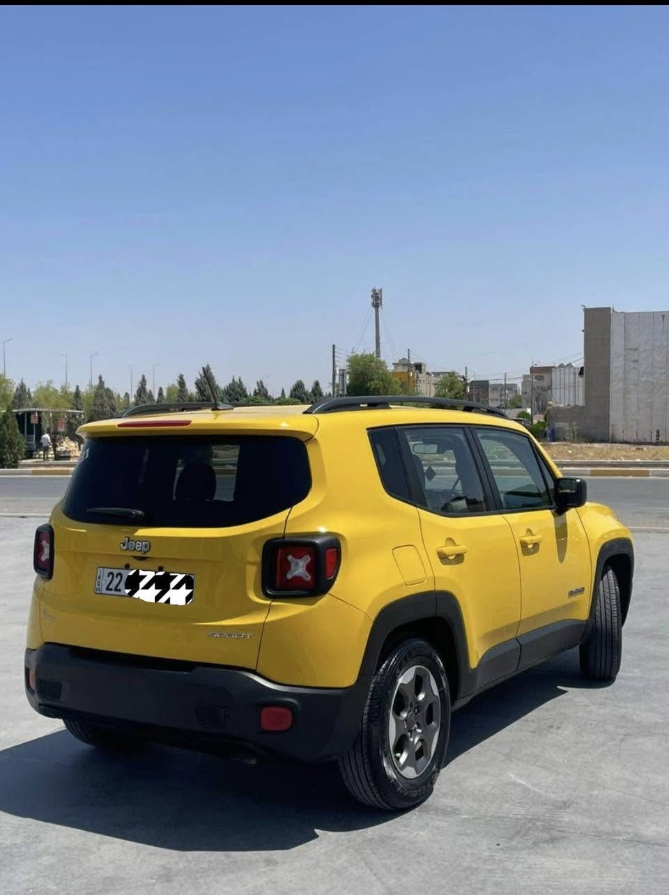 Jeep renegade 2017 sport 2.4
- محرك ٤ سلندر  ٢٤٠٠ (Tigershark) القوي والغني عن التعريف
- كير ١٠ نمر (ZF) أوتوماتيك الغني عن التعريف أيضاً
- تو ويل (2x4) 
- رقم أربيل الدولي (رقم مميز)
- لون أصفر 🍋 ليموني
- السيارة شرط التحويل
ماشية ١١٠ كم وليس ميل
- حادثها ٣ قطع أمامي (بچم) بيها شوية دواخل
- كشنات قماش مخمل
- منفذ شحن + اواكس + USB
- شاشة صغيرة
- طقم إطارات جديد
- ويل كب
- وباقي المواصفات المعروفة
- السيارة عليها أدامة كاملة وإستخدام شخصي كير ومحرك وتبريد بشرط بدون عيوب
- السعر ١٠٥ ورقة يعني شدة وخمس ورقات
- للإستفسار الاتصال عبر الهاتف *********** موجود واتساب أربيل, العراق

