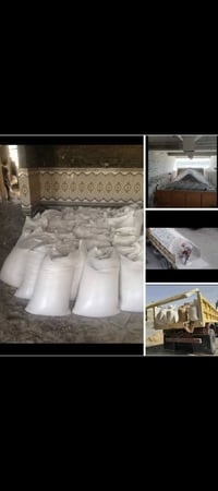 يوجد جص الكرمه الجزيره وجص النجف صاعد على اي طابق بسعر جدآ مناسب ‏‪077...