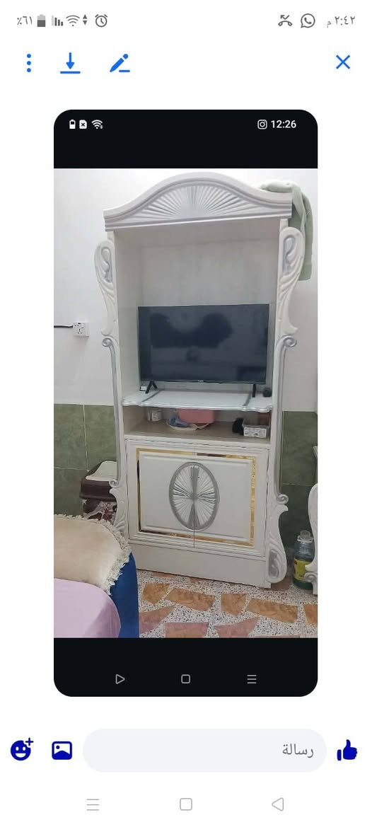 سلام عليكم مكلف نشر غرفه للبيع جديده أستخدام اقل شهر  مع دوشك ***********
سعر ٧٥٠الف
