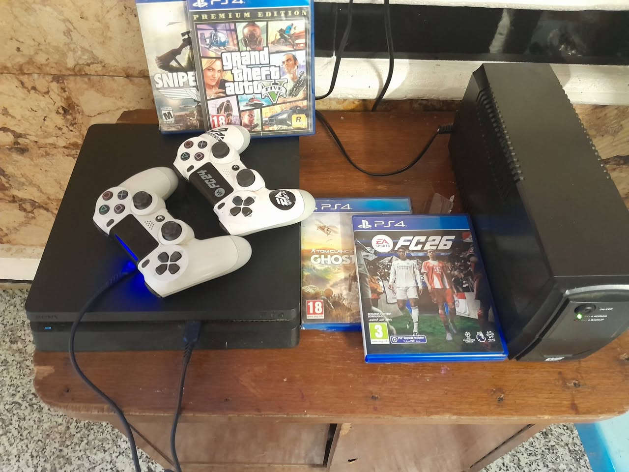 بلي 4 سلم للبيع
ويا 3اقراص +2جوستكات
للاستفسار
***********
