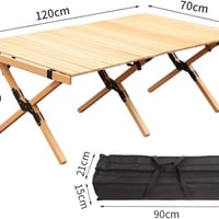 طاولة طعام • محمولة • خشب