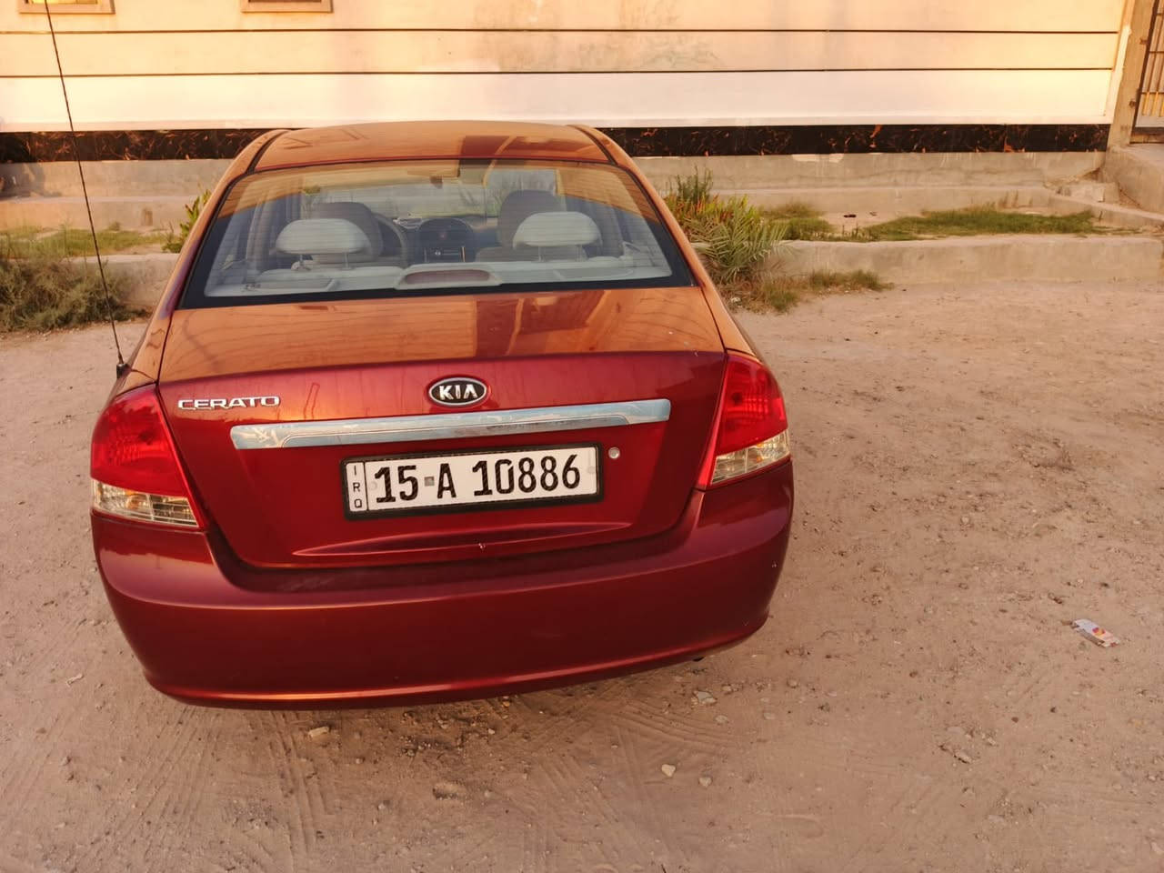 السلام عليكم 👇👇
…………..
كيا اسبكتره موديل 2006 امريكي محرك 2000 بيها خيط بخار رقم انبار انكليزي سنوية لحد 2028
……. السعر  /  80
 رقم الهاتف / ***********
