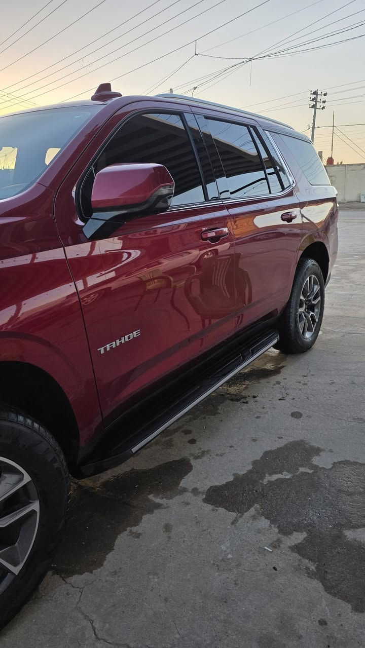 تاهو 2021 Tahoe 
للبيع او المراوس( بلاسايد او توليرايد او سرونتو)  حديث 
وارد أمريكي لون احمر بدون حادث كلين تايتل 
بيها بوسه + شخط والباقي مكفول 
مواصفات LT فول 1/1
١_بانوراما سقف طويل 
٢_كشنات جلد +كشنات كهربائية
٣_ 5بصمات 
٤_شاشه كبيره وشاحن وايرلس 
٥_ جنطه كهربائية
٦_ويل كروم حجم 20 
٧ كشنات منفصل VIP 
محرك 5300 المرغوب 
رقم اربيل باسمي تحويل ثاني يوم سنويه جديده 
السياره مضلله رسمي 80% وبيها كتاب من المرور 
السعر 405 وبيها مجال 
***********
